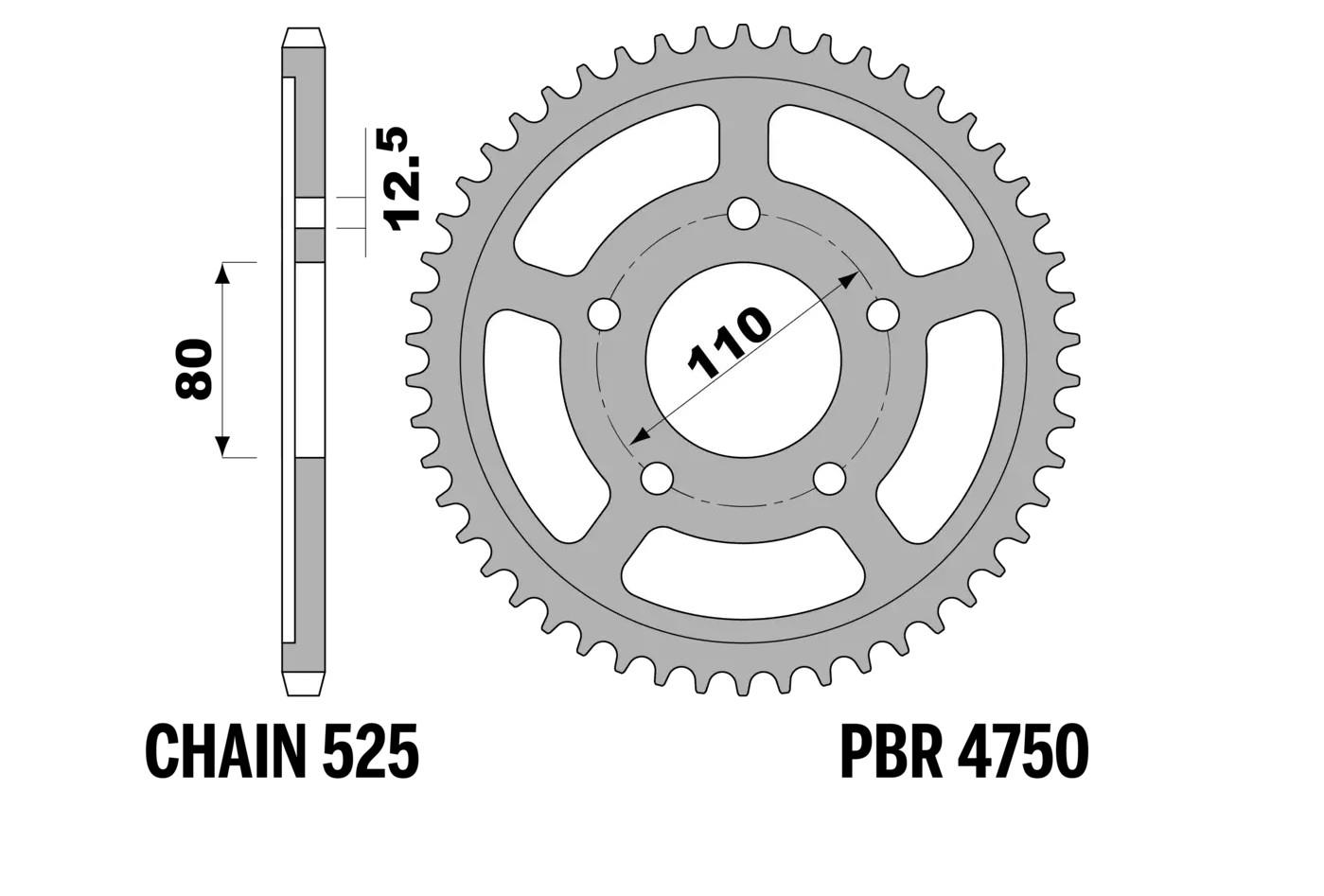 PBR 4750 4 C45 (475042jtzbk)